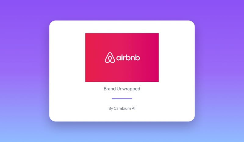 25 Brands Unwrapped: Day 10 - Airbnb