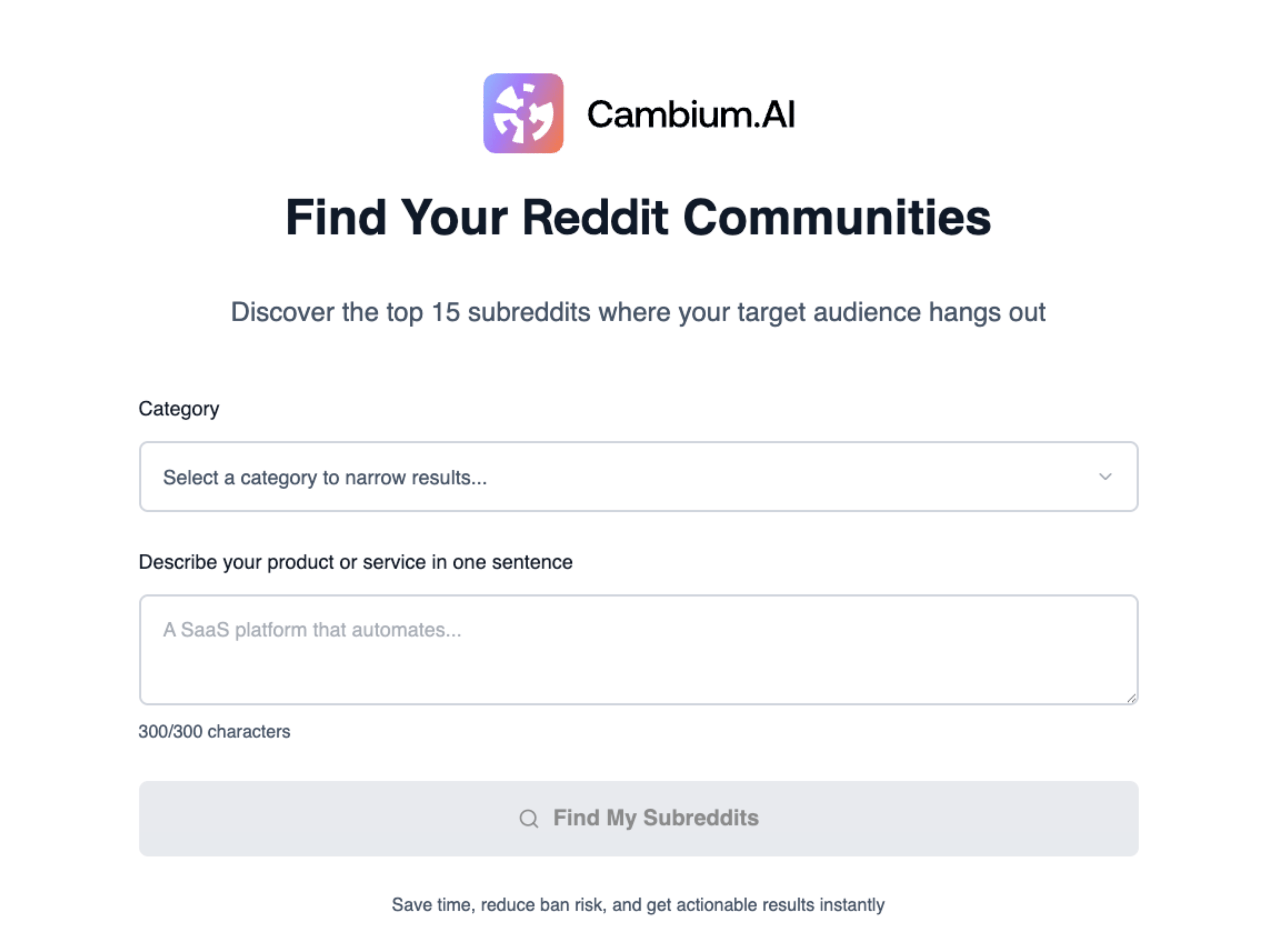 Find Subreddits