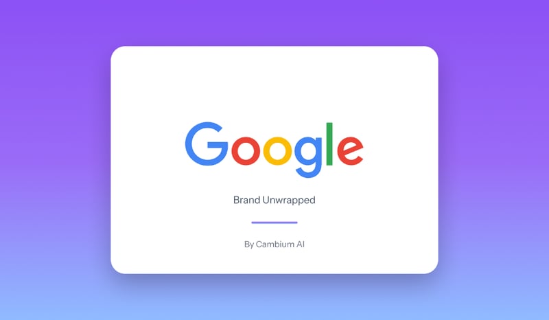 25 Brands Unwrapped: Day 13 - Google