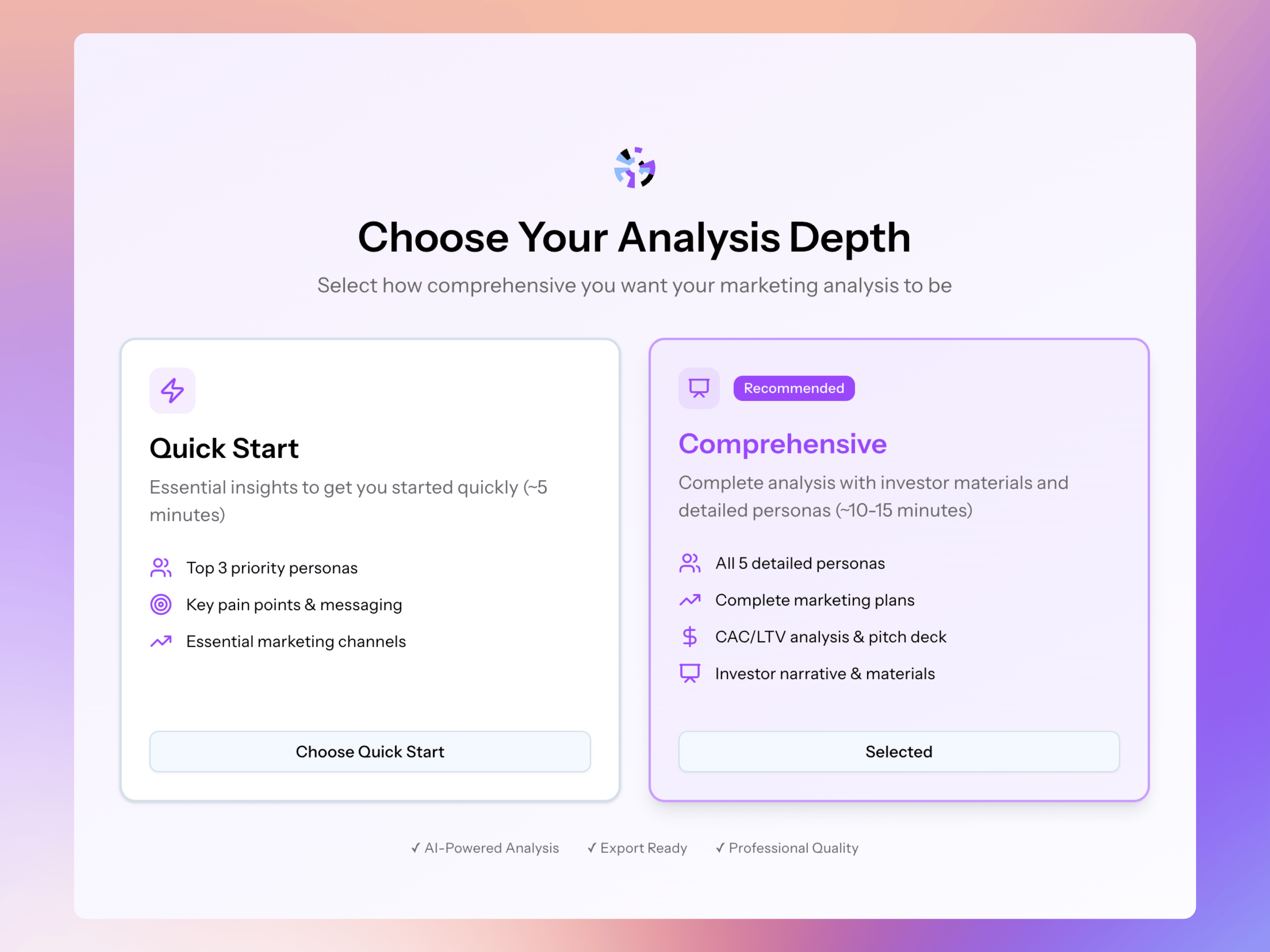 Cambium AI Marketing homepage
