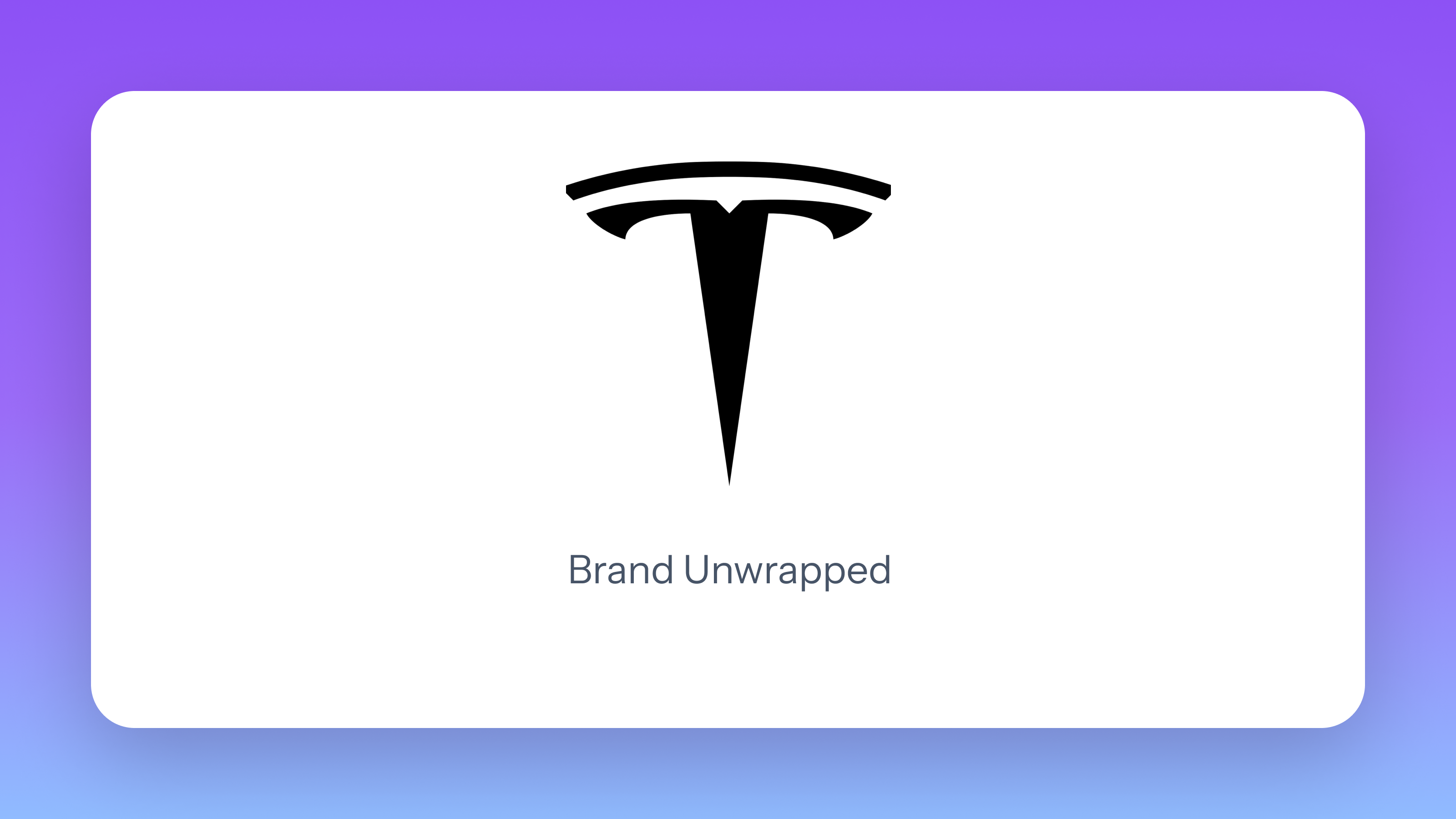 Intro Card - Tesla