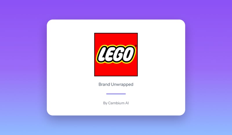 25 Brands Unwrapped: Day 8 - LEGO