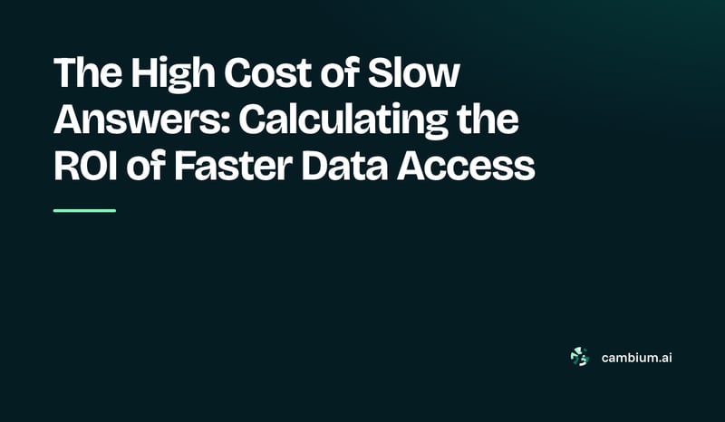 Calculating the ROI of Faster Data Access