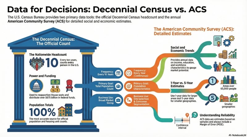 Census Data VS the American Community Survey