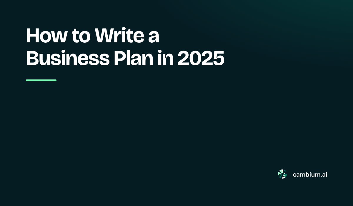 How to Write a Business Plan