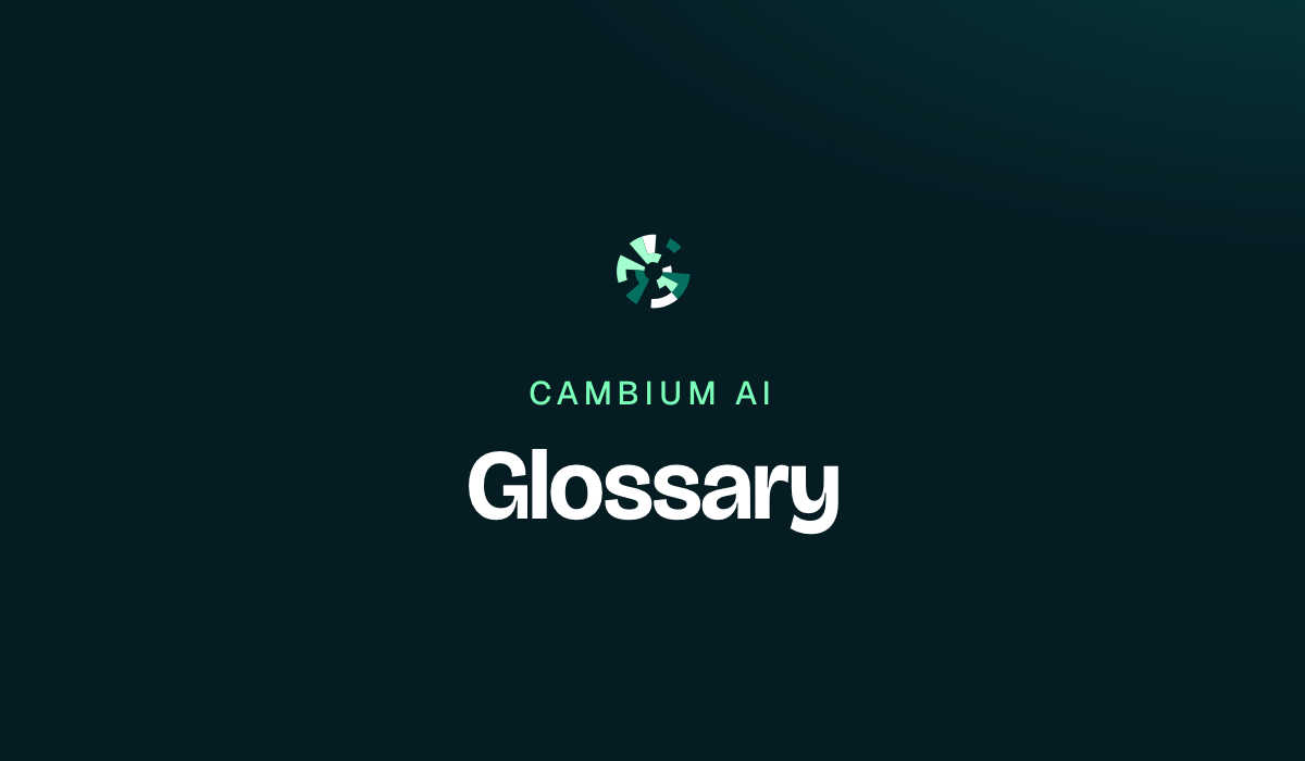 Cambium AI Glossary