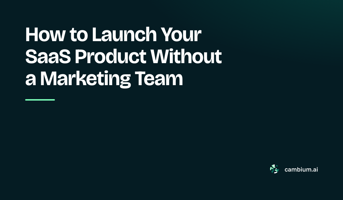 You built the product, we'll build the marketing plan