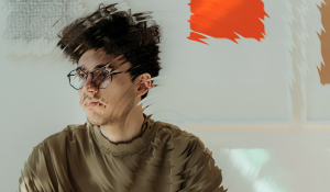 Image of a man with a blur filter