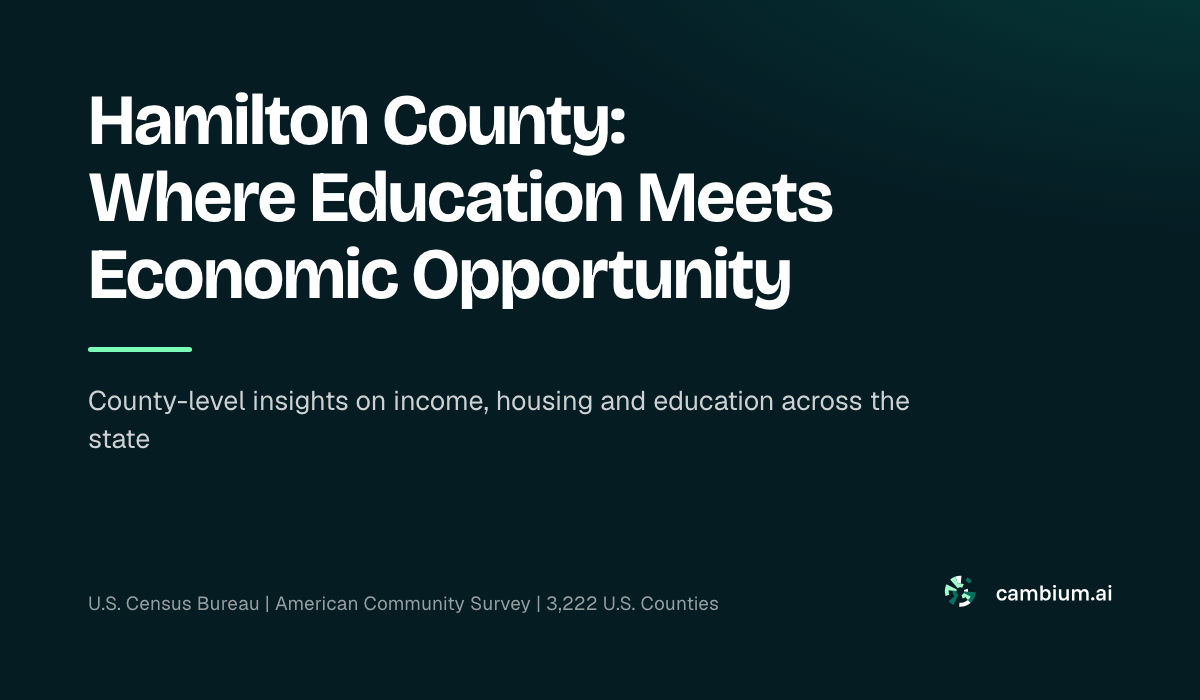 Hamilton County: Where Education Meets Economic Opportunity